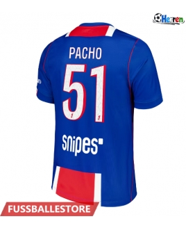 Günstige Paris Saint-Germain Willian Pacho #51 Heimtrikot 2026-27 Kurzarm